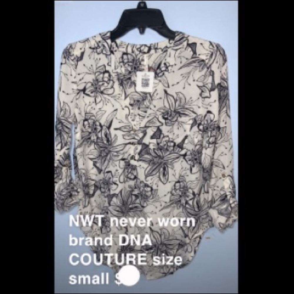 mid length sleeve pocket blouse